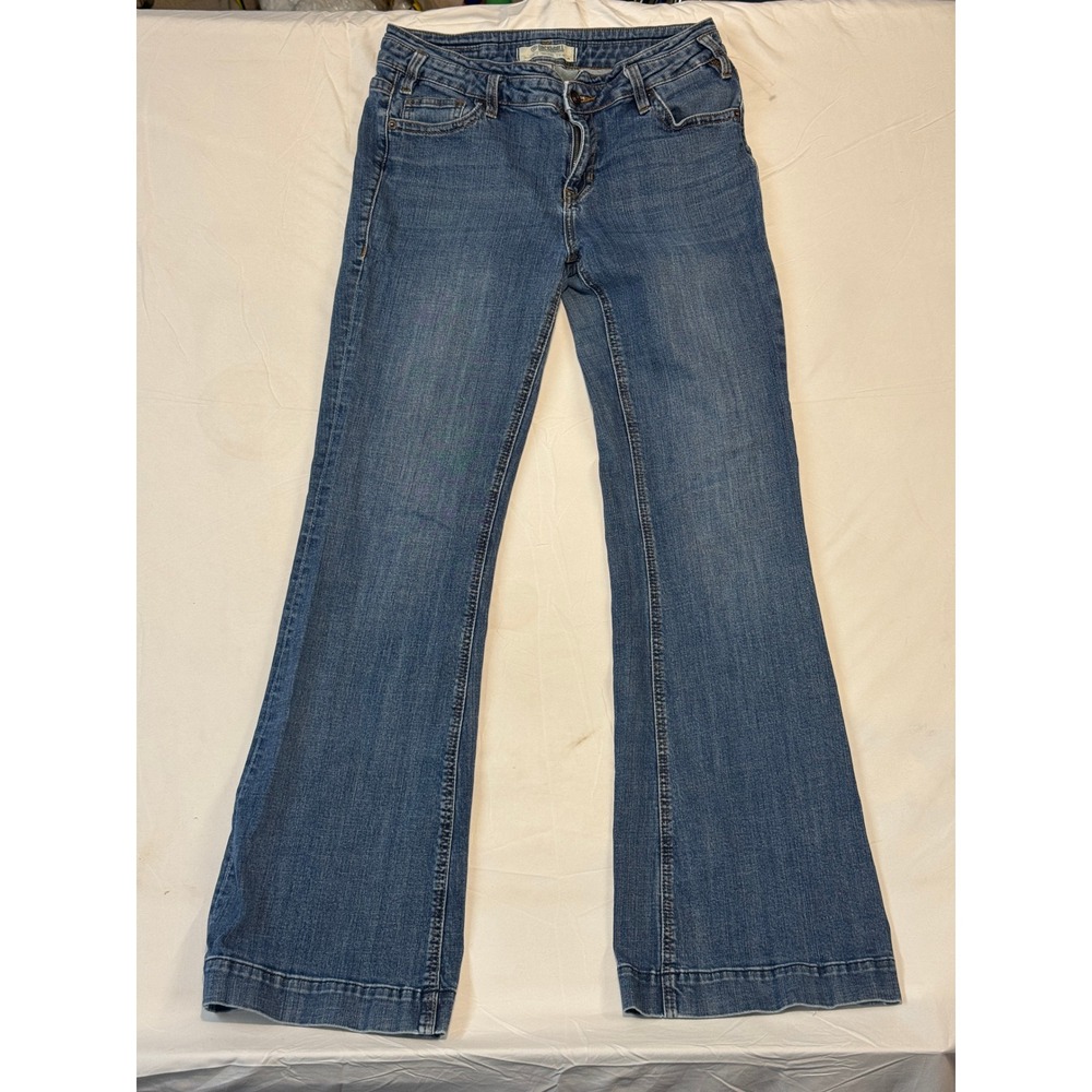 Rock & Roll Denim Women Mid Rise Trouser Jeans Blue Wide Leg W29 L36 80426